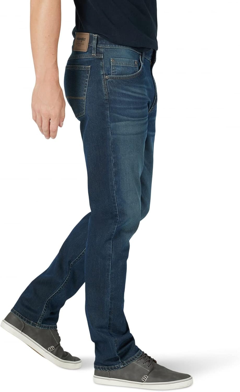 Wrangler Authentics Mens Athletic Fit Stretch Jean