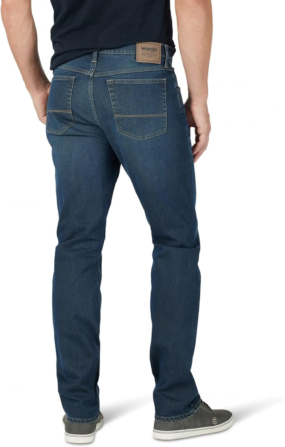 Wrangler Authentics Mens Athletic Fit Stretch Jean