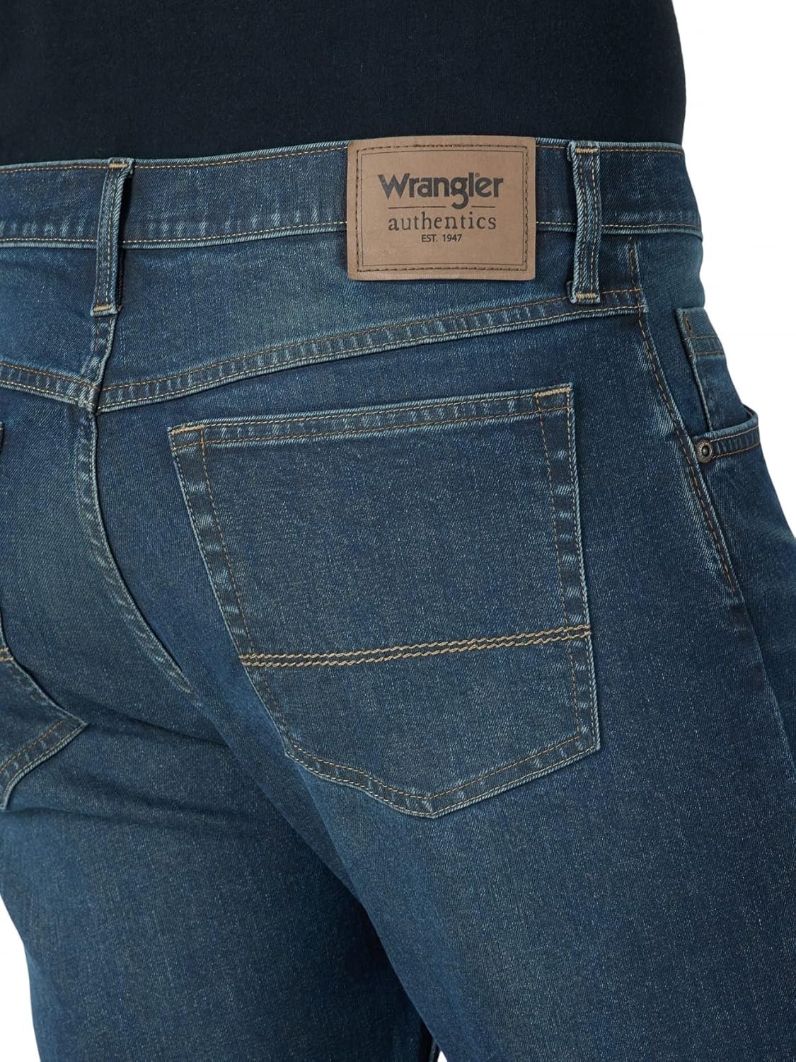 Wrangler Authentics Mens Athletic Fit Stretch Jean