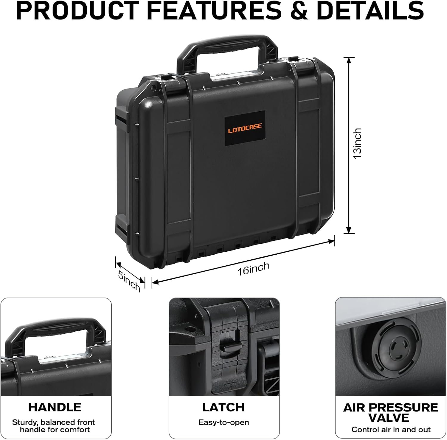 Case for NOCO Boost X GBX155 & GB150 – Hard Shell Carrying Case with Custom Foam | Shockproof Case Compatible with NOCO GBX155 GB150 Jump Starter - for Car Boat Truck Owners | for Emergency & Travel