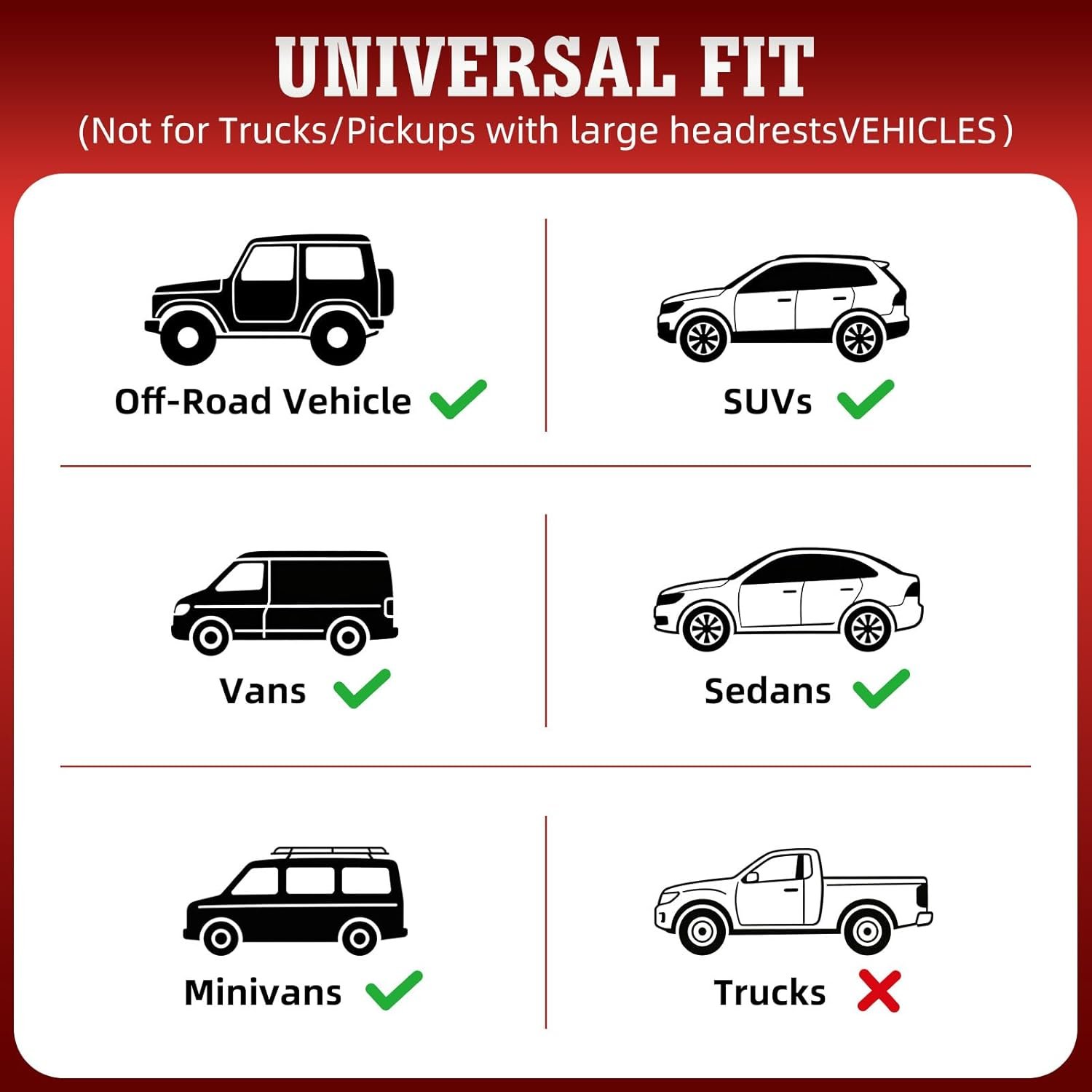 Car Seat Cover Towel GRS Certified Recycled, Waterproof & Washable, Non-Slip Universal Fit for Cars SUVs, Sweat Protection for Gym, Kids, Pets & Travel (Black, 2 Pack)