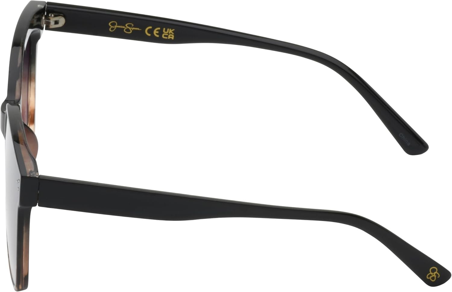 essica Simpson Women's J6214 Oversized Cat Eye Square Sunglasses