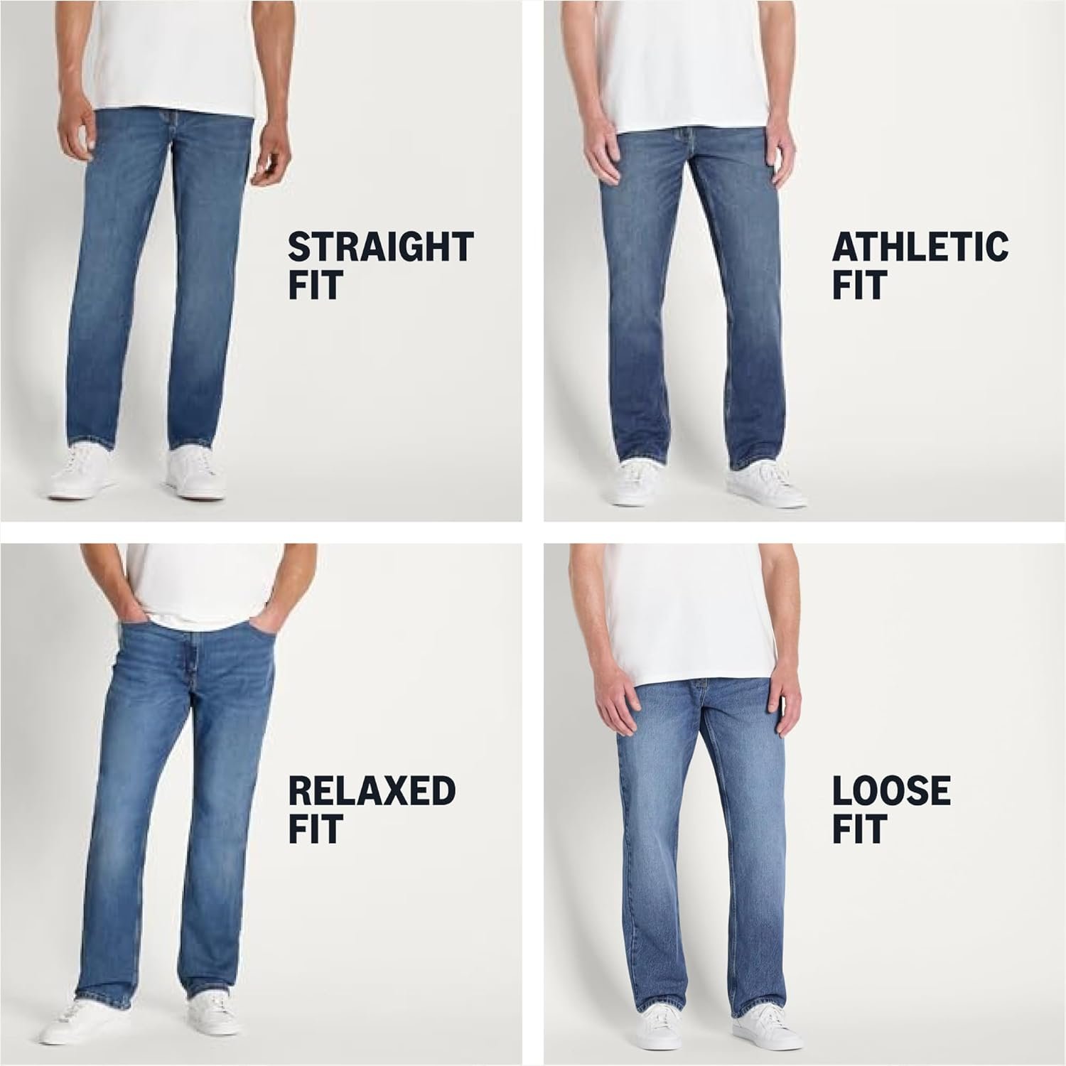 Amazon Essentials Men's Low Stretch Straight-Fit Jeans