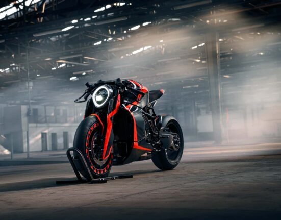 A KTM Superbike engine powers this crazy custom motorcycle that debuted at Goodwood