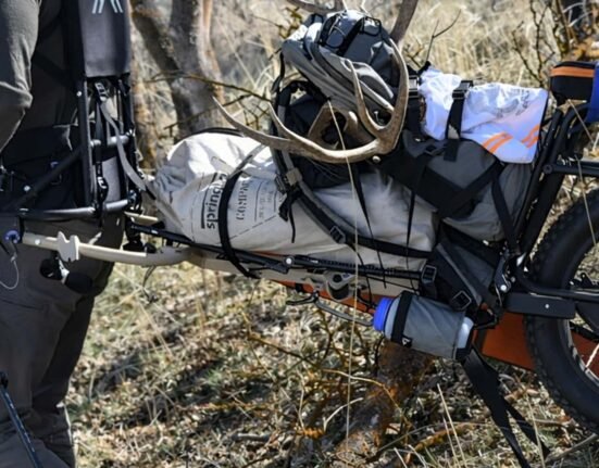 A cut-in-half e-bike makes a dope backcountry driver, plus takes the family hiking together