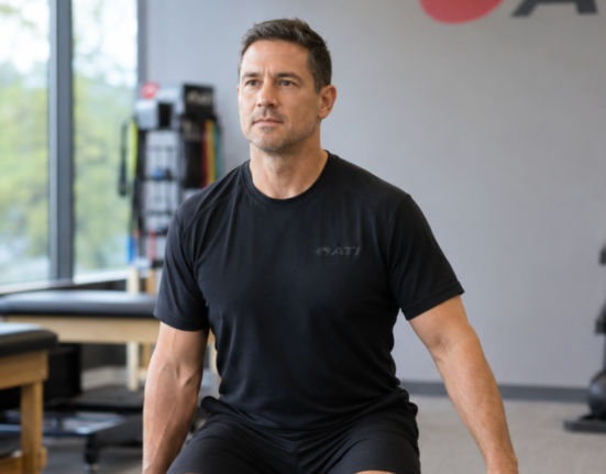 A kettlebell exercise that a physical therapist recommends for men over 50 to build functional core strength