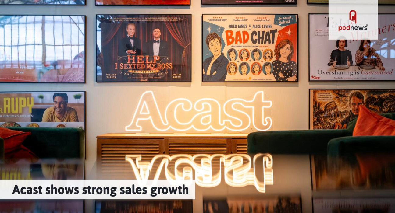 Acast shows strong sales growth