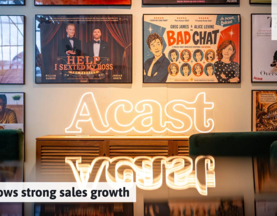 Acast shows strong sales growth