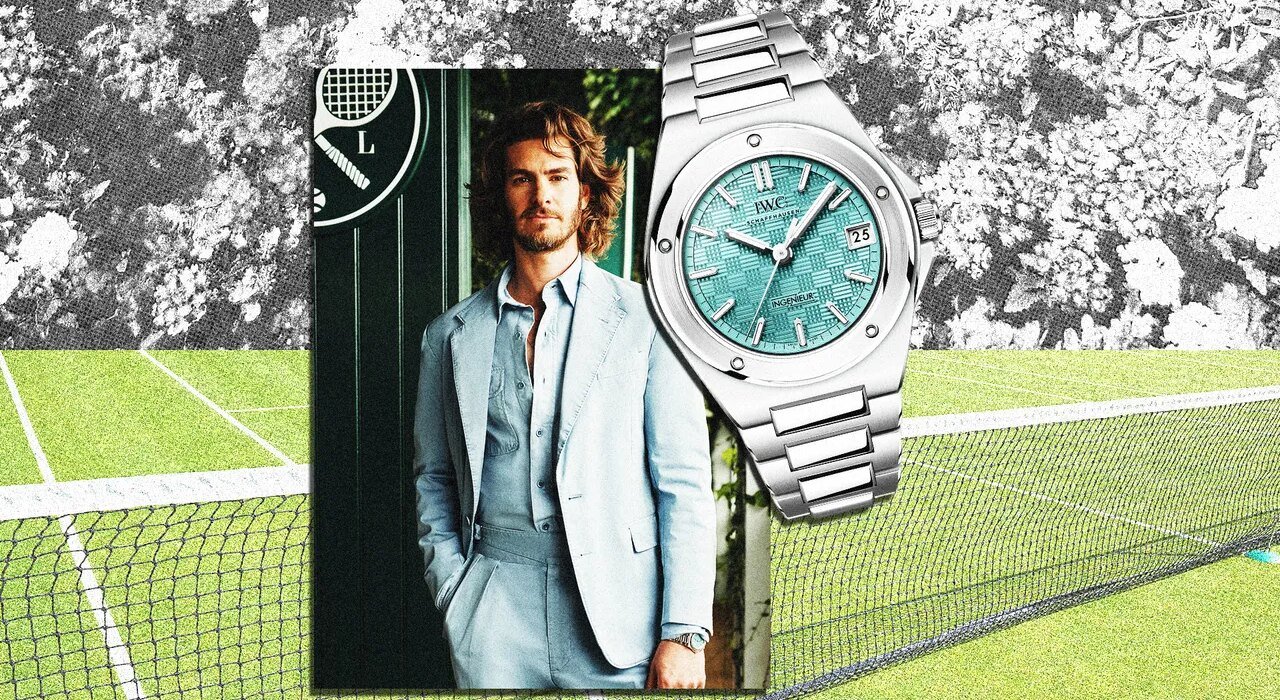 Andrew Garfield wore a brand new watch to Wimbledon