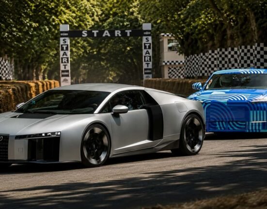 Audi Nuvolari and Jaguar Type 01 Storm Goodwood. Internet reacts