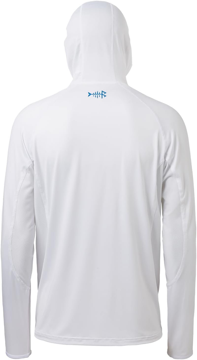 BASSDASH UPF 50+ Men’s Long Sleeve Fishing Shirt with Mask UV Neck Gaiter Hoodie