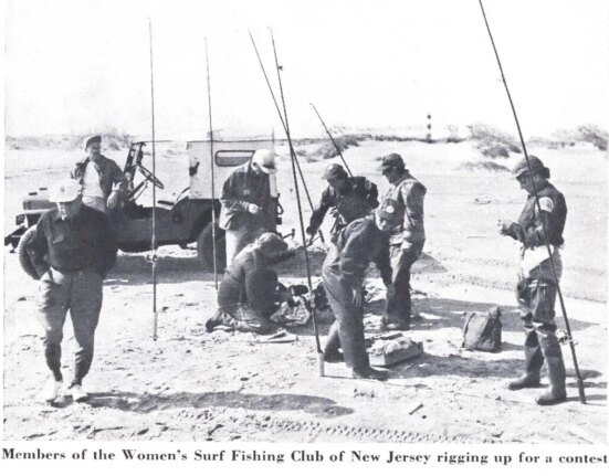 Back in the day, women's surf fishing clubs ruled the beaches