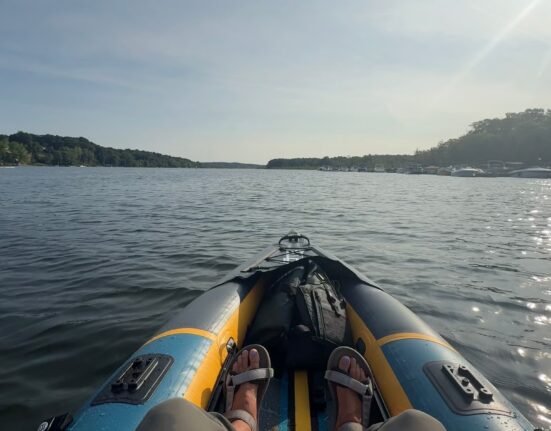 Bote's new inflatable kayak is fun, stable, and built for fishing
