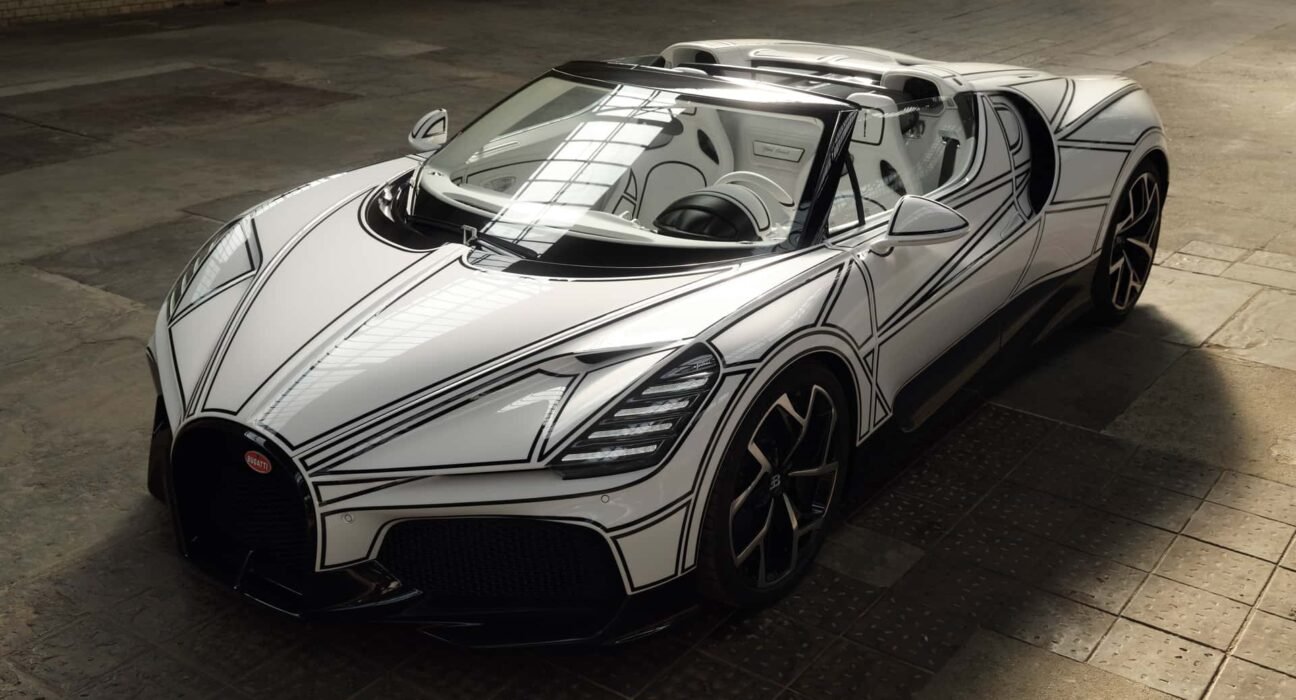 Bugatti's latest one-off is covered in genuine porcelain details
