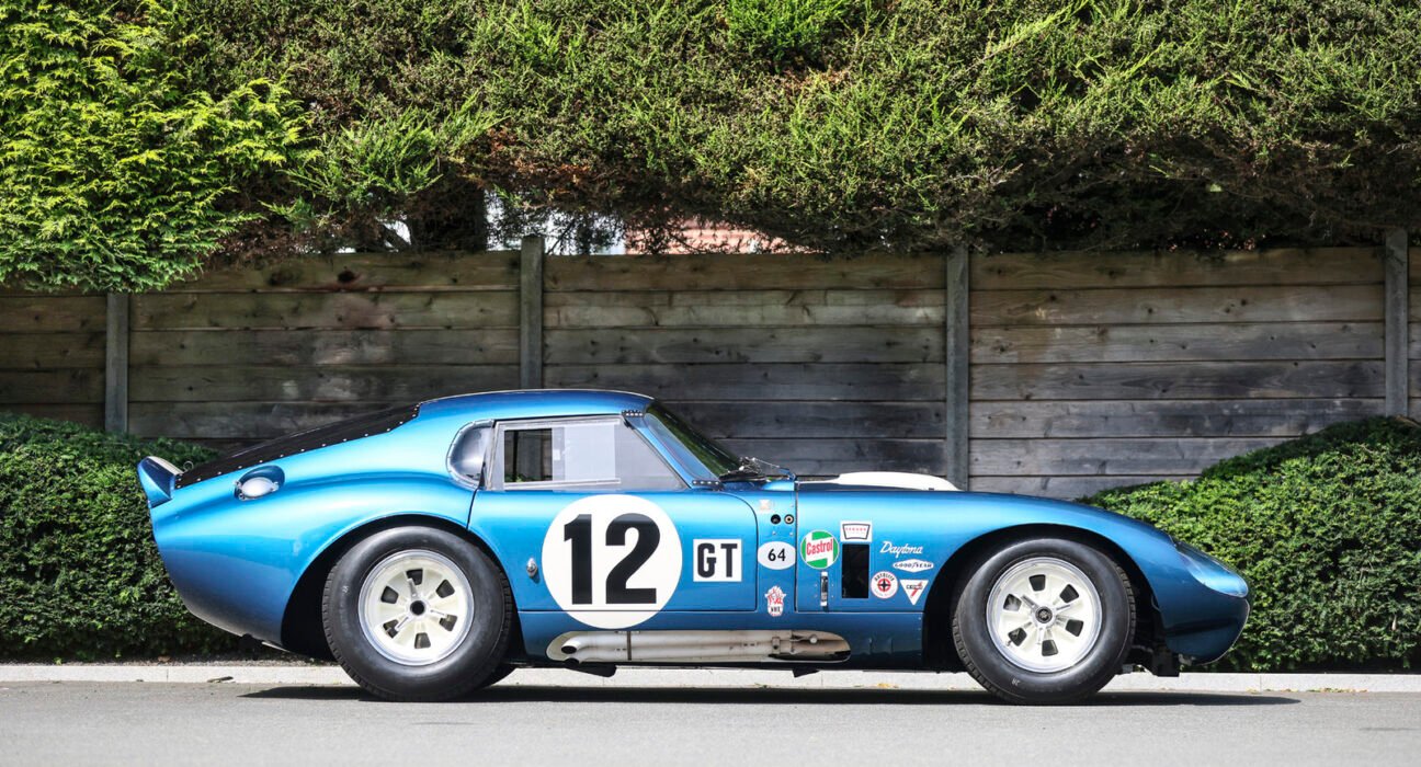 Carroll Shelby's own Ferrari-beating, championship-winning 1964 Shelby Cobra Daytona Coupe is going up for auction