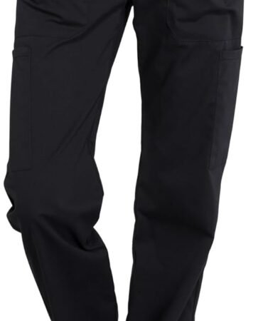 Cherokee Women's Scrub Pants Mid Rise Straight Leg Pull-on Cargo Pant with 6 Pockets & 2-Way Stretch Fabric - WW170
