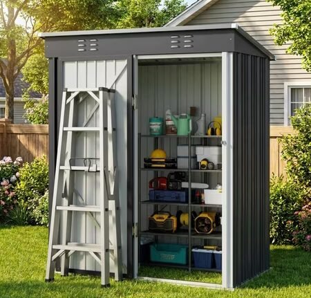 Clear out garage clutter: This best-selling metal shed solves your storage problems for less than $100