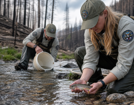 Colorado wildlife team rescues rare cutthroat trout from Gold Mountain fire