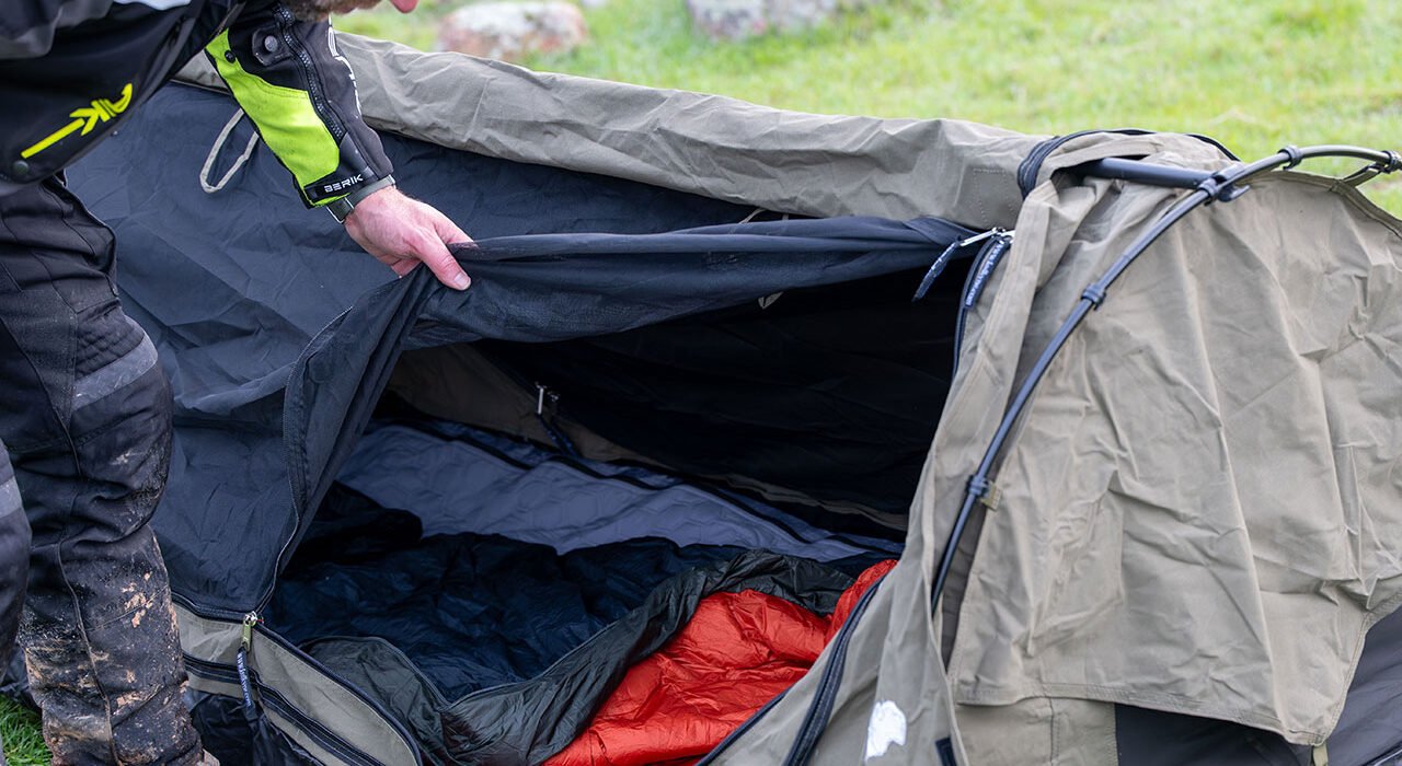 Coolkine Premium Biker Swag Review | Conversion of a tent man