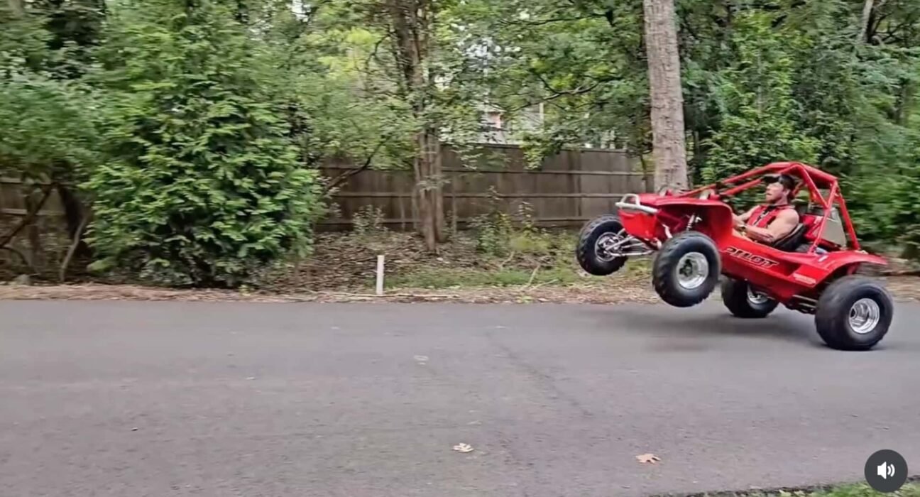 Dax Shepard had a 150-horsepower, 2-stroke Honda Pilot UTV built for fun