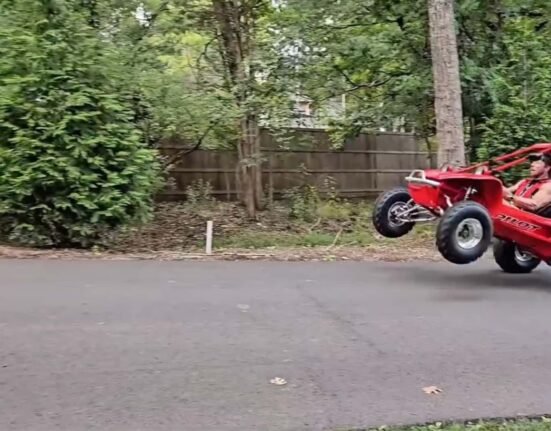 Dax Shepard had a 150-horsepower, 2-stroke Honda Pilot UTV built for fun
