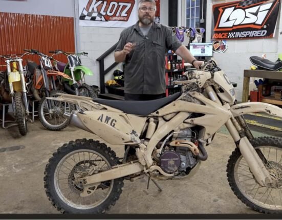 Do you want to see the inner workings of a strange 2WD military motorcycle? of course you do!