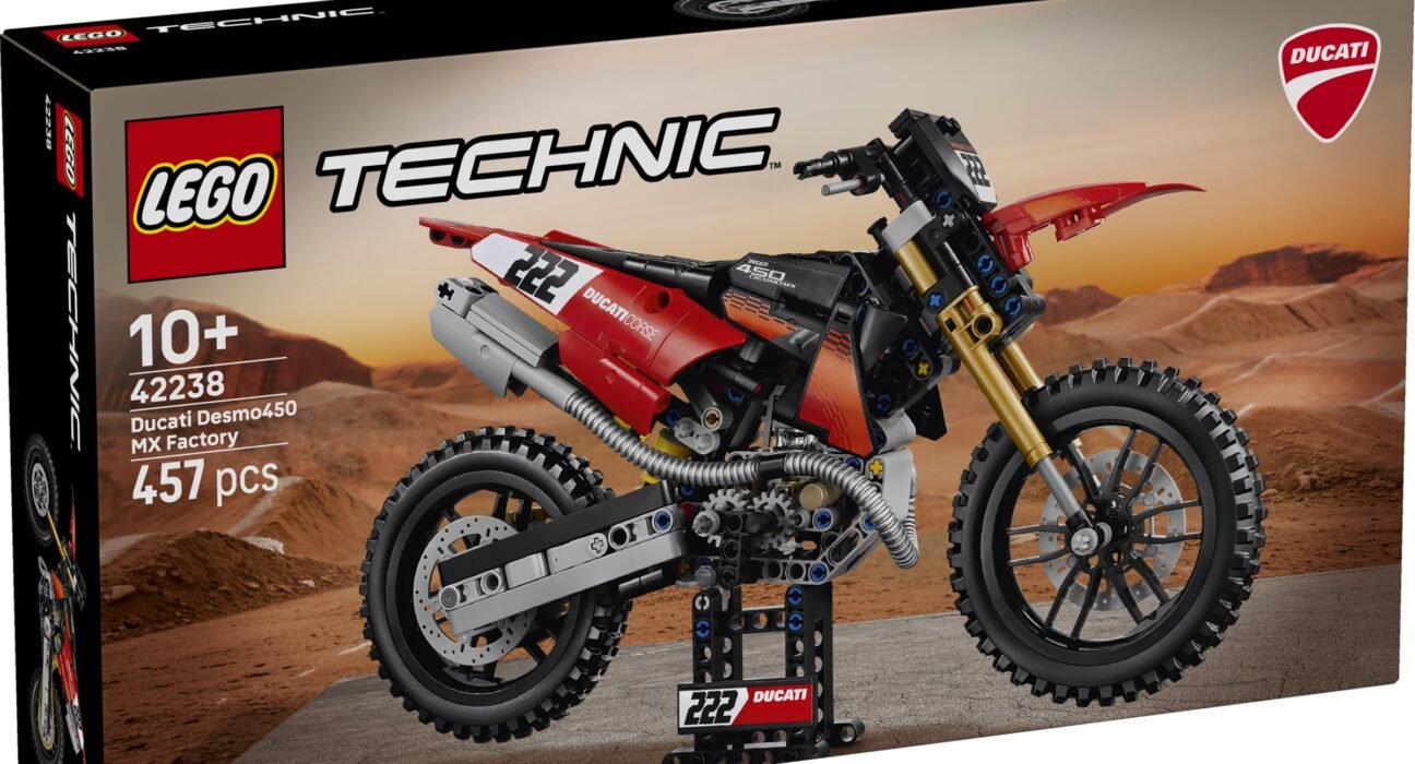 Ducati roars back into LEGO Technic with a Motocross monster, and it breaks new ground