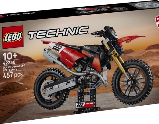 Ducati roars back into LEGO Technic with a Motocross monster, and it breaks new ground