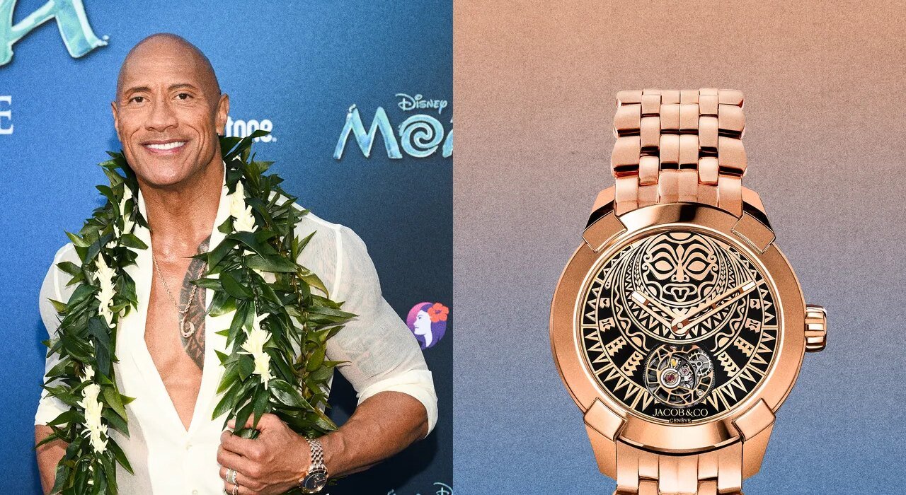 Dwayne Johnson wore a unique 'Moana' inspired watch