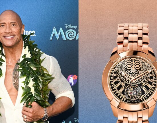Dwayne Johnson wore a unique 'Moana' inspired watch