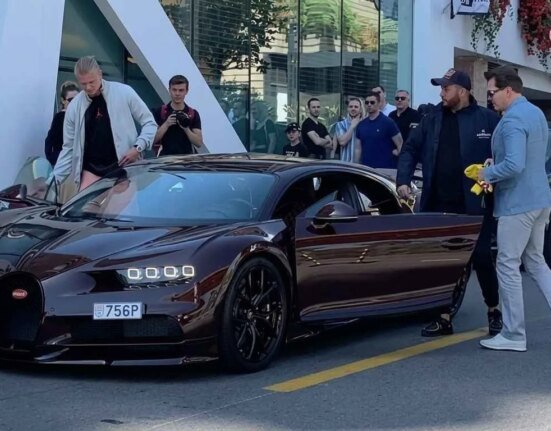 Erling Haaland was a passenger in Monaco's most famous Bugatti and has his own garage Wilder