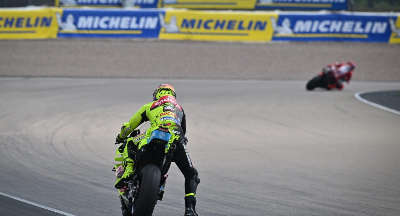 Fabio Di Giannantonio highlights Marc Marquez's huge lead in T4 at Sachsenring