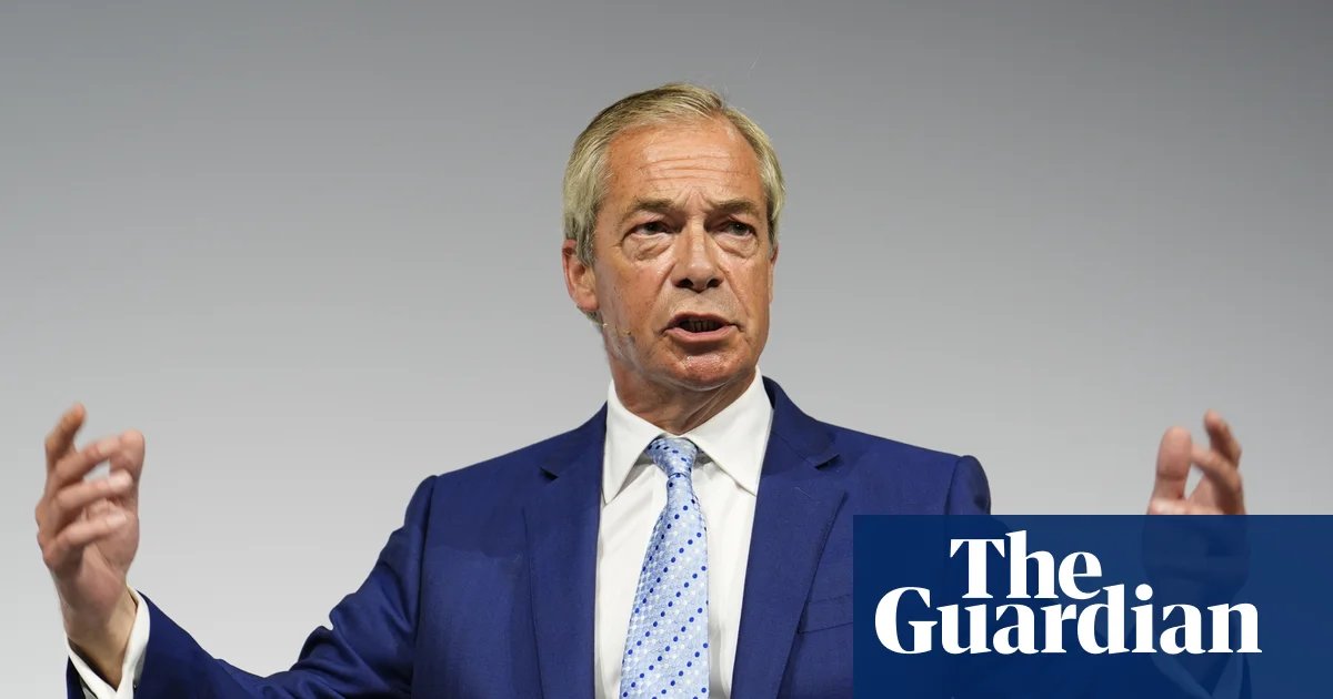 Faraj under pressure over gifts from convicted fraudster – latest | Nigel Farage