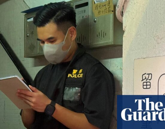 Five arrested in raid on Hong Kong bookstore containing 'seditious' material. hong kong