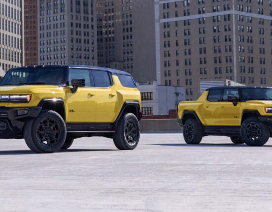GM celebrates a quarter century of big, yellow Hummer cars with a big, yellow Hummer EV