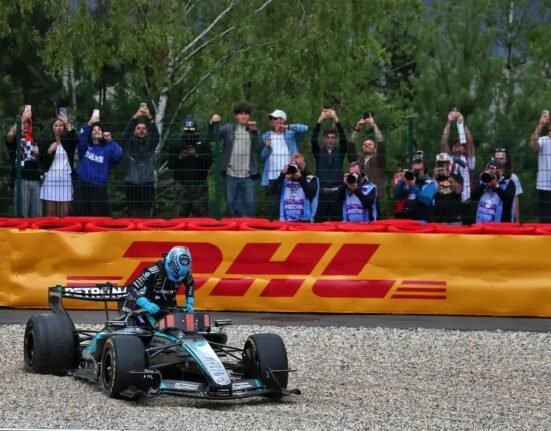 George Russell blames battery failure for Hamilton going slower than F2 car before collision