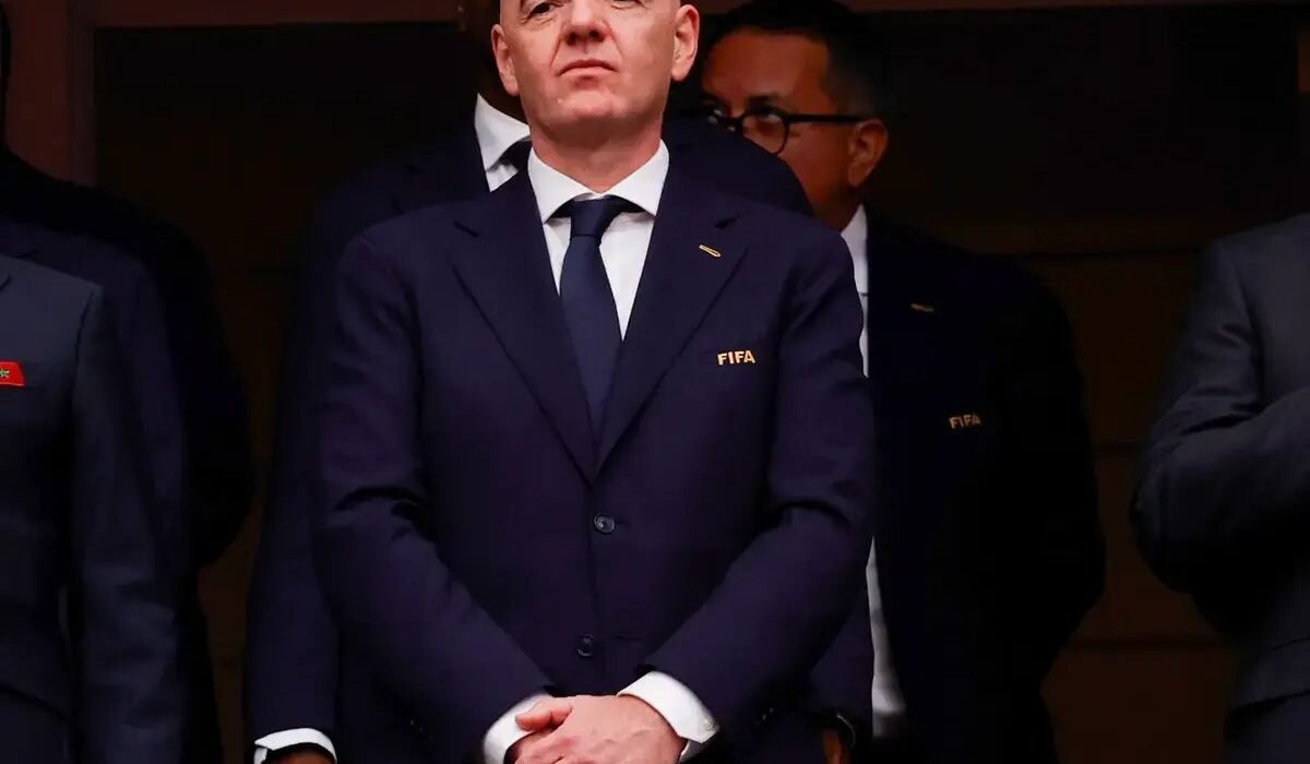 Gianni Infantino faces calls to resign after Trump calls for Balogun red card suspension to be overturned
