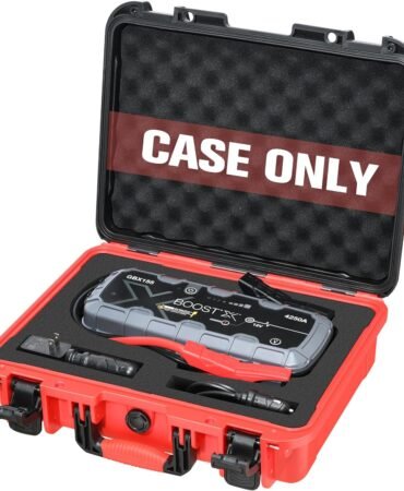 Hard Case for NOCO Boost X GBX155 - Portable Car Battery Jump Starter Hard Shell Case: Waterproof Travel Carrying Storage Box for NOCO Boost X GBX155 UltraSafe Jump Starter - RV Trips & Highway Travel