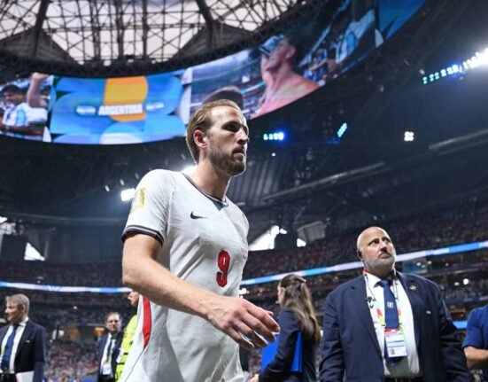 Harry Kane shares emotional message after England's World Cup defeat