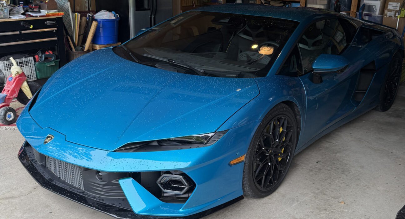 Here in my in-laws' garage, just tested this, uh, new Lamborghini here. It's fun to drive here in the hills of Northeastern Pennsylvania. But do you know what I love more than materialistic things? Knowledge