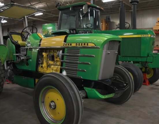 Hot rod designer Chip Foose made this John Deere tractor look like a vintage race car