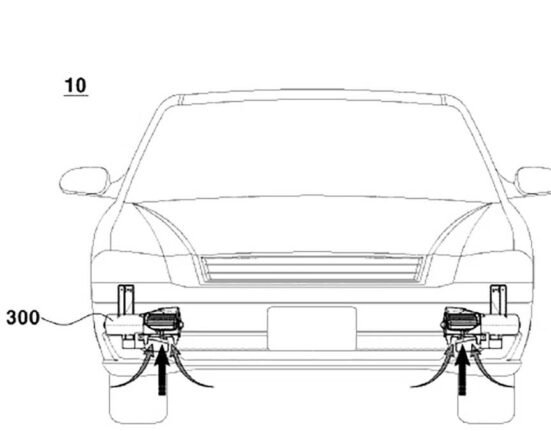 Hyundai has a unique idea to install a wind turbine inside the car bumper