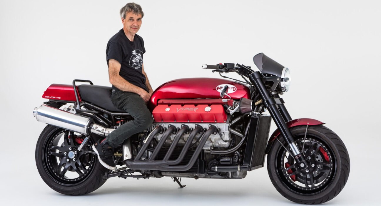 If you dare, a 500-hp Viper-V10-powered motorcycle is available for sale