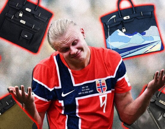I'm crazy about Erling Holland's Hermès bag collection