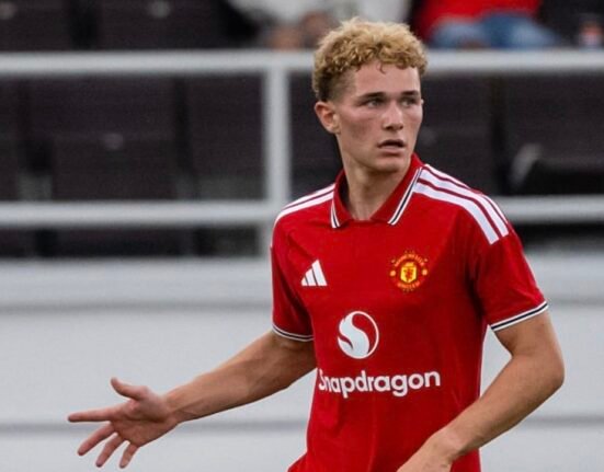 Jacob Devaney impressed Michael Carrick in unfamiliar centre-back role against Wrexham