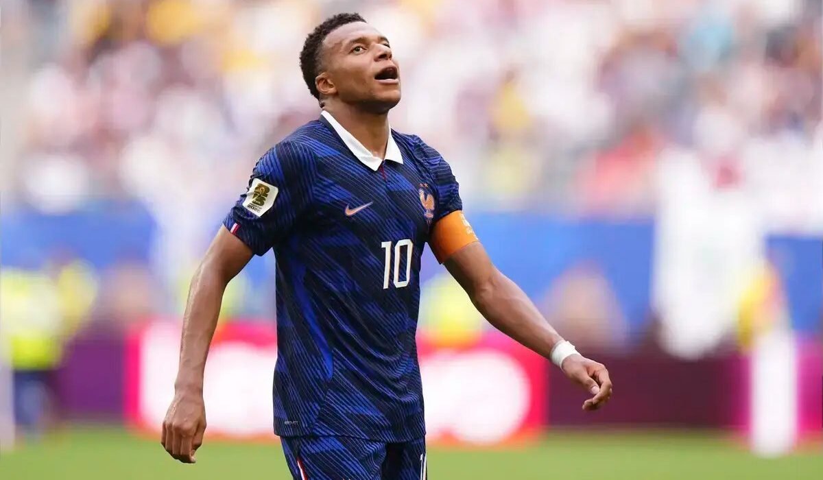 Kylian Mbappe breaks Lionel Messi's all-time World Cup scoring record with double against England