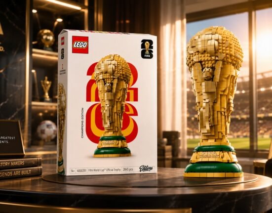 LEGO releases full-size Champions Edition of Spain's 2026 World Cup trophy