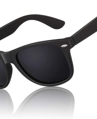LINVO Polarized Sunglasses for Men Womens Driving Sun glasses Shades 80's Retro Style Design Square