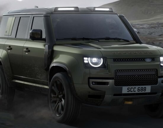 Land Rover cut nearly 100 horsepower from the Defender's BMW V8