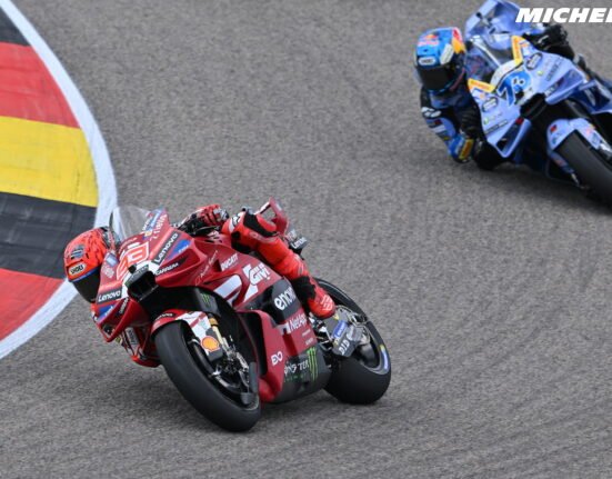Marc Marquez dominates German Grand Prix as Alex Marquez is eliminated